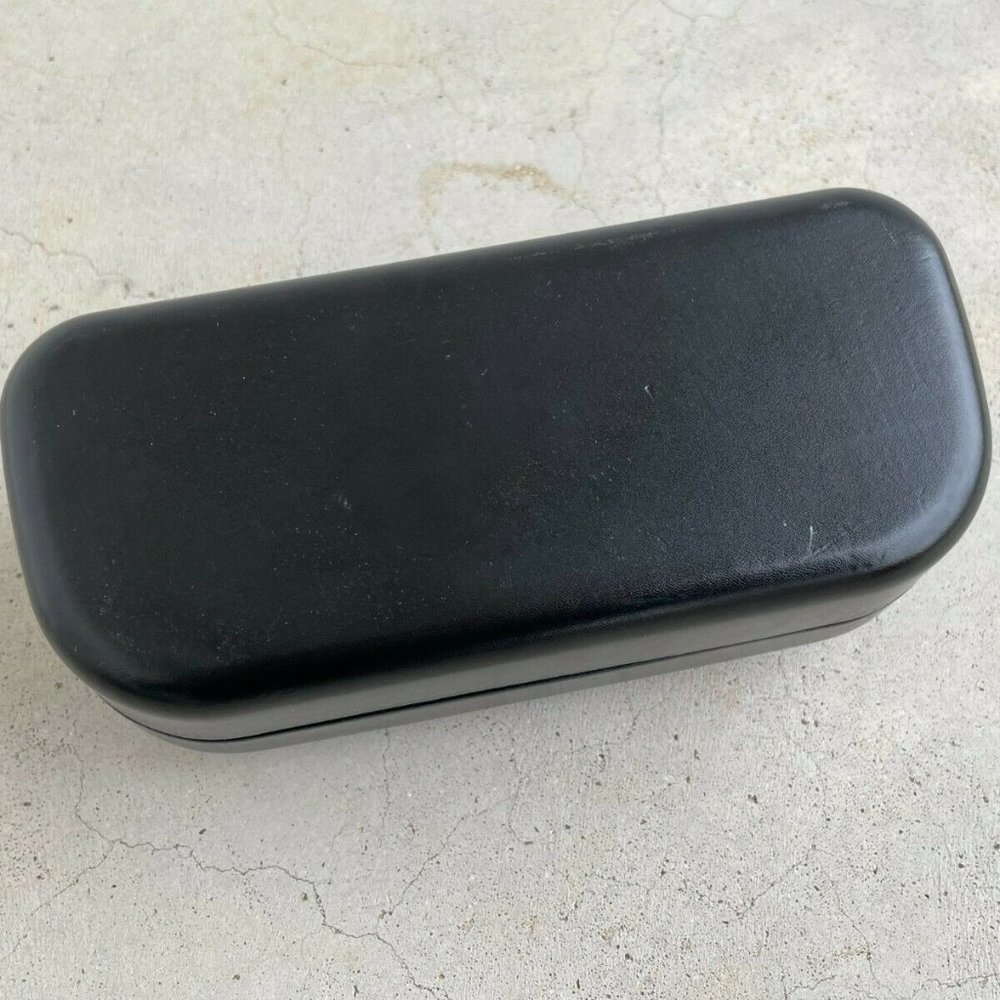 Coach New York Sunglasses Case Black Hard Case Big Case Empty Case Only - Picture 5 of 11